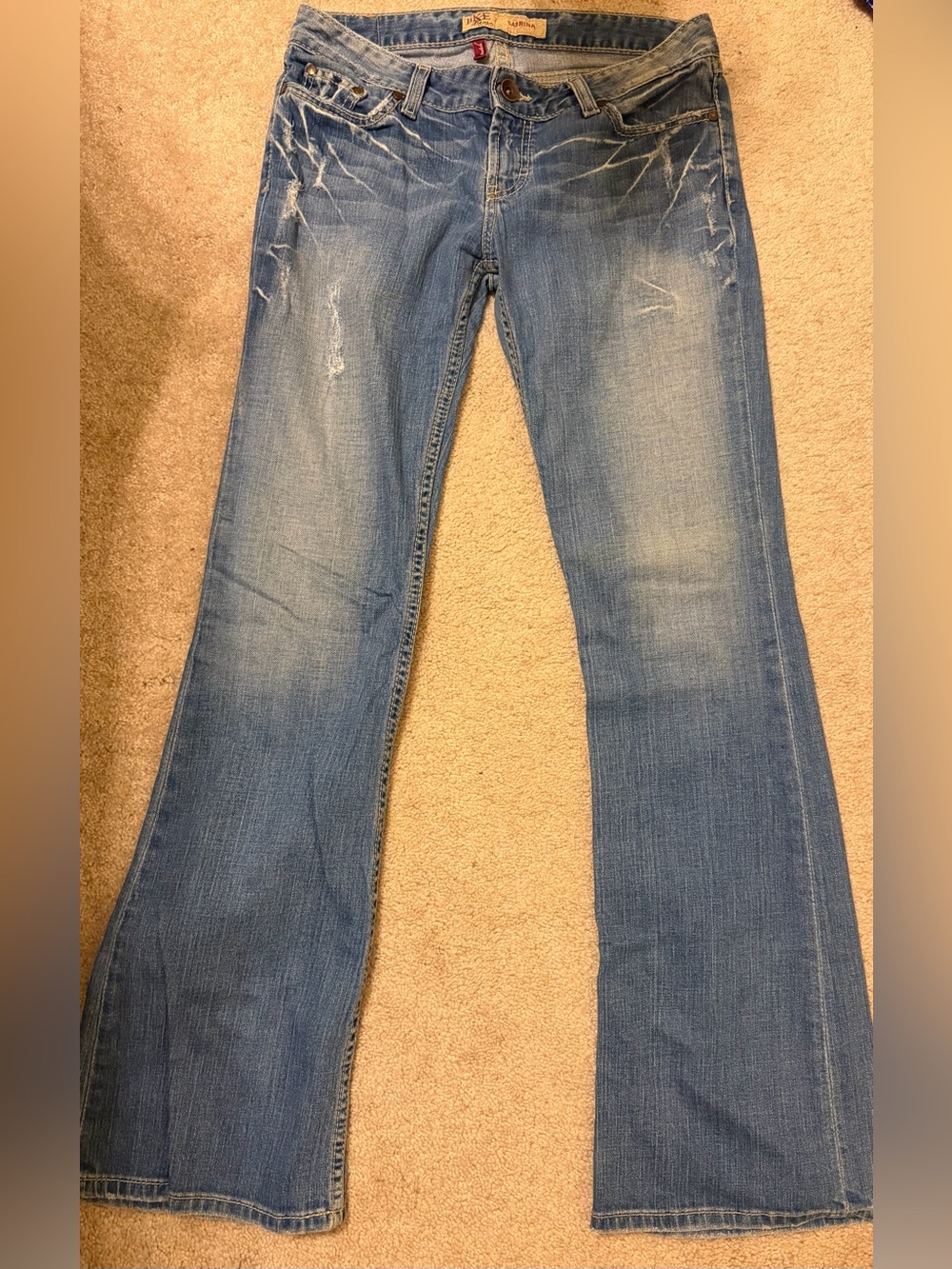 Y2k BKE denim Sabrina Low Rise Flare Jeans